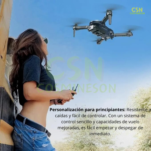 Dron con doble cámara 4K + Maletín Gratis