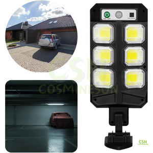 Luz solar de pared, farolas, etc. con mando 72 LED