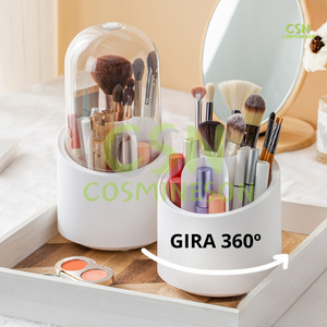 Cubo de Almacenamiento para Brochas que Gira 360º