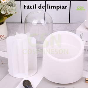 Cubo de Almacenamiento para Brochas que Gira 360º