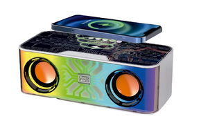 Altavoz RGB con bluetooth y carga inalámbrica