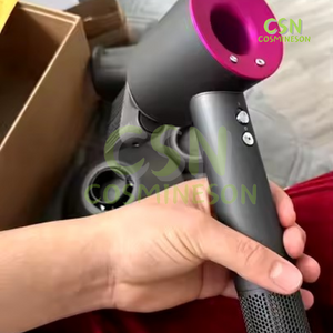 Secador iónico tipo dyson con accesorios