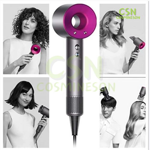 Secador iónico tipo dyson con accesorios